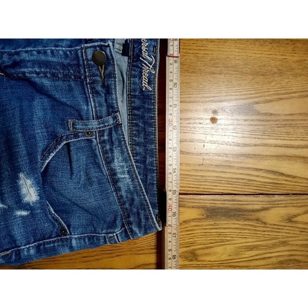 UNIVERSAL THREAD Jeans Shorts Womens 14 / 32 Blue MID RISE BOYFRIEND Preowned - Picture 5 of 9
